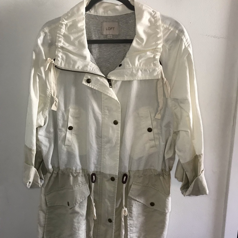 Adorable color block jacket from Loft